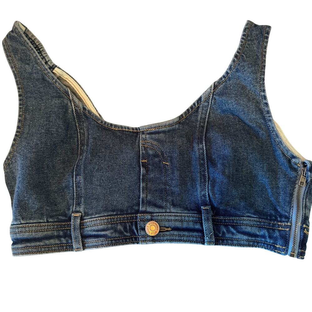 Blue Jean crop top